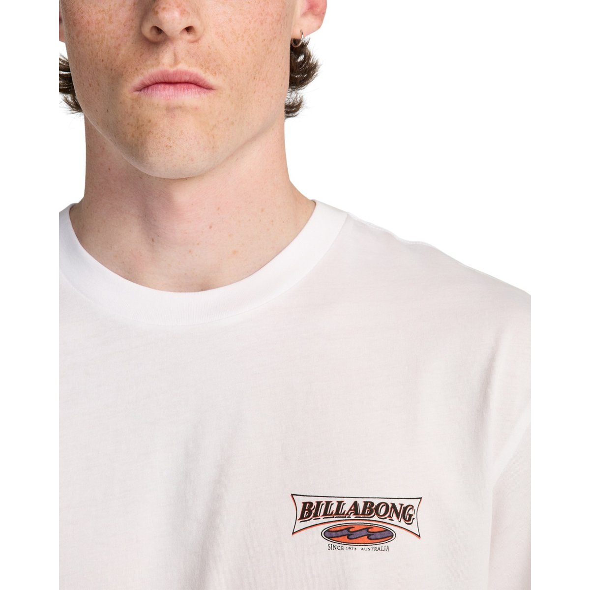 T shirt manches courtes SINCE 73 BURLEIGH blanc white, BILLABONG