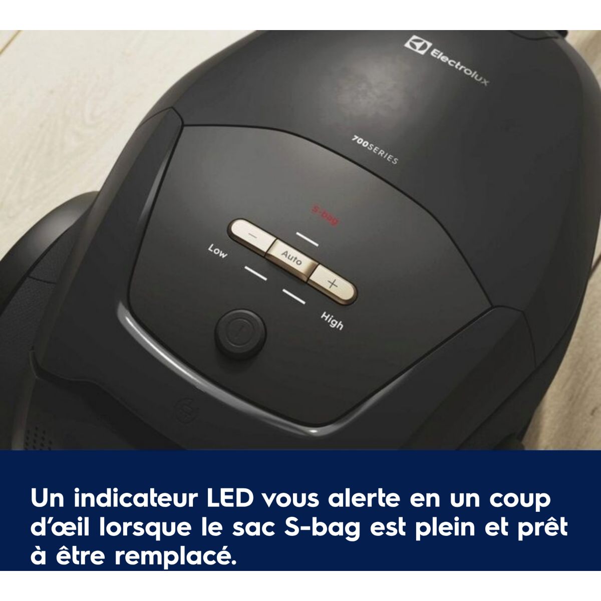 Aspirateur avec sac EB71U1GG couleur unique, ELECTROLUX