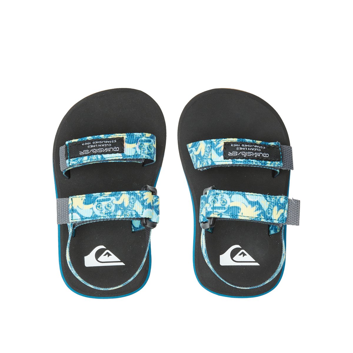 Sandales MONKEY CAGED bleu blue/blue/yellow, QUIKSILVER