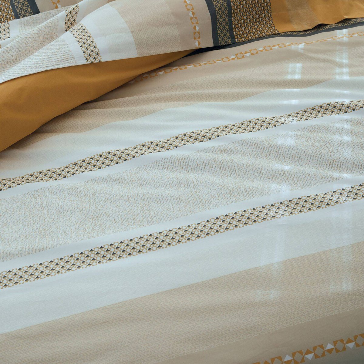 Housse de couette percale - MARLOW MIEL miel, TRADILINGE