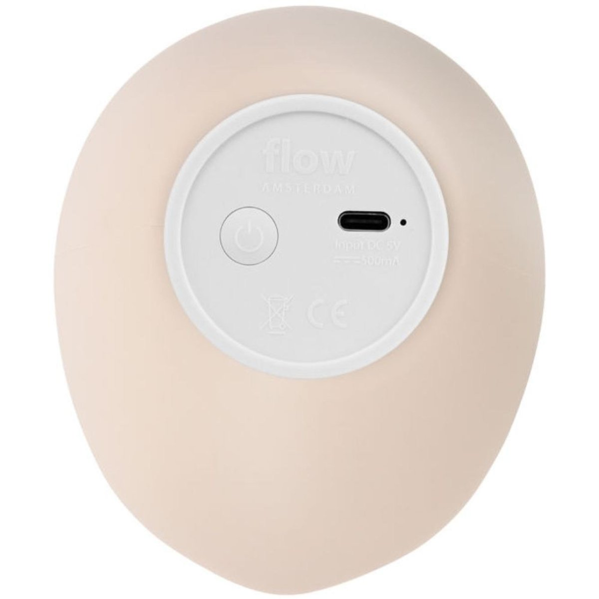 Veilleuse tactile rechargeable beige, FLOW