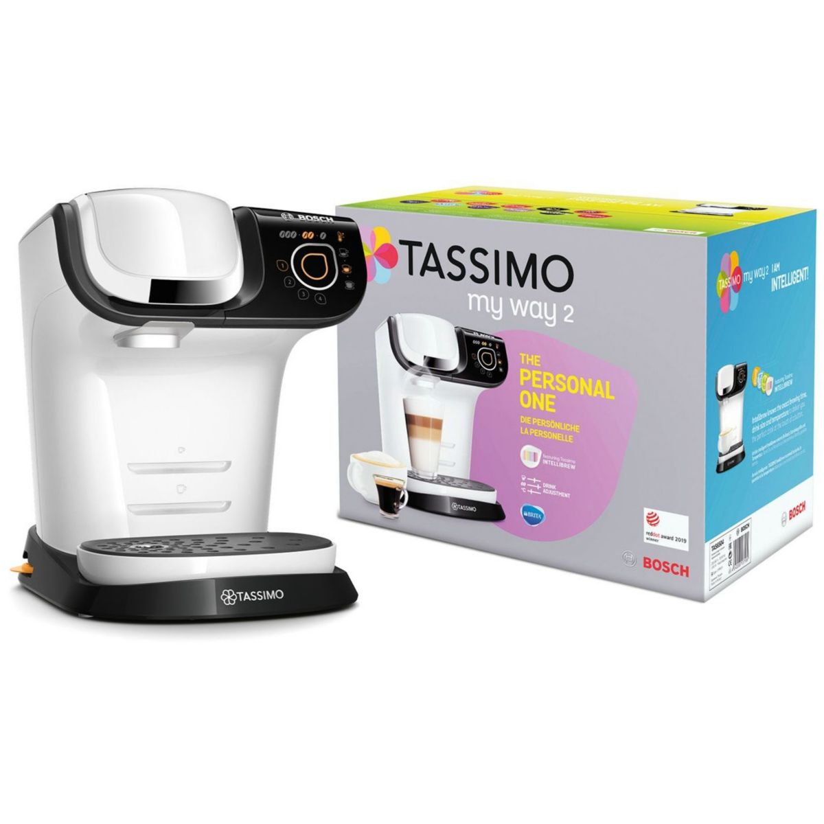 Tassimo MY WAY 2 TAS6504 blanc, BOSCH