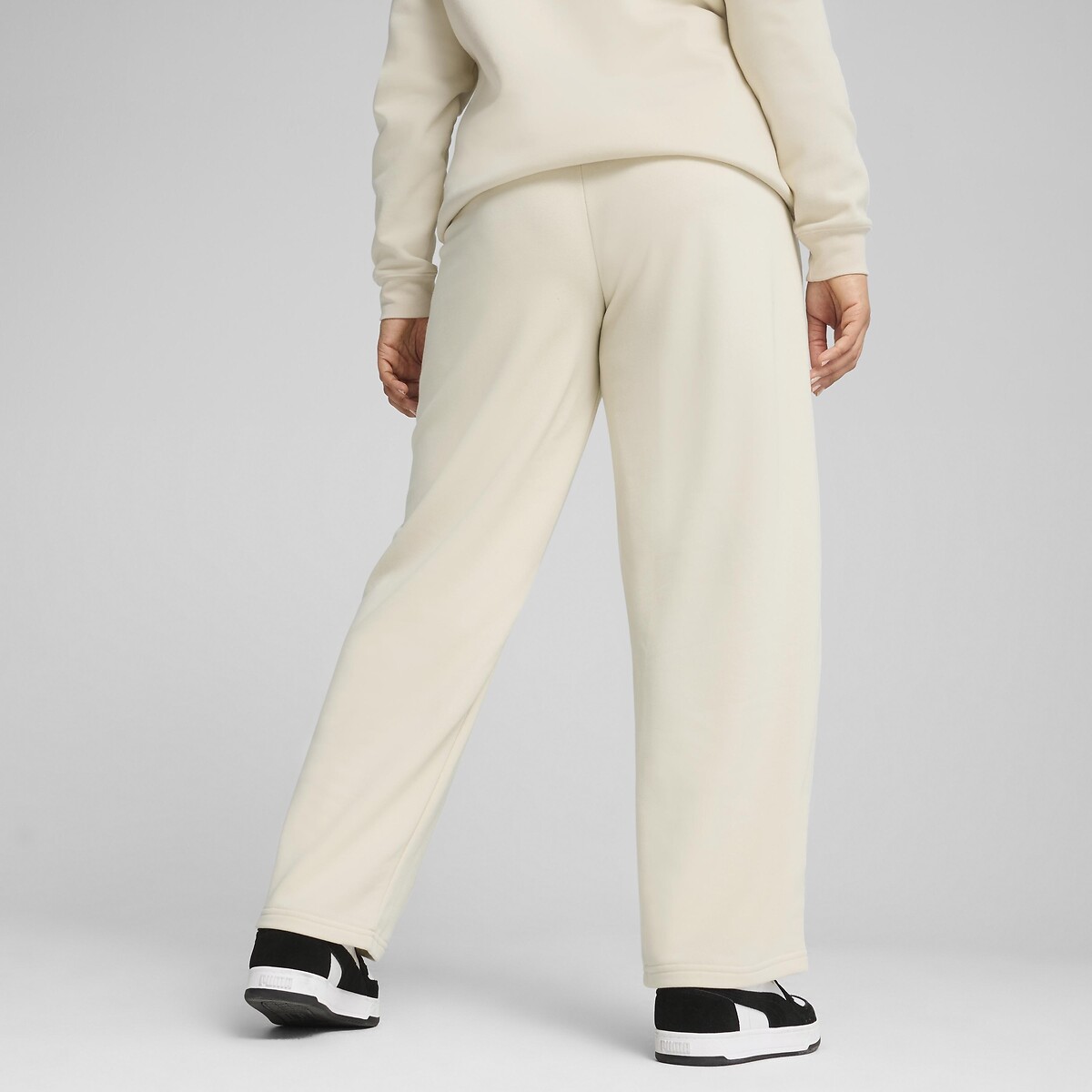 Pantalon de sport ESSENTIAL SMALL LOGO ecru, PUMA