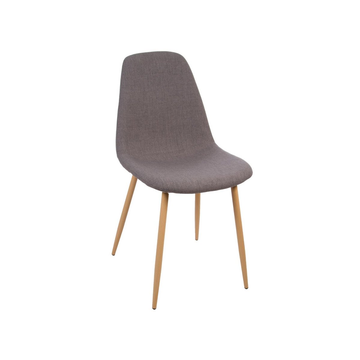 Chaise design scandinave ROKA gris foncé, ATMOSPHERA
