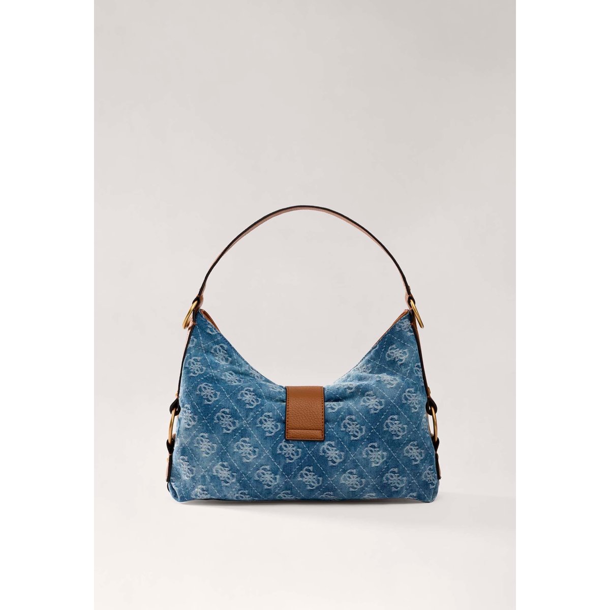 Grand Sac À Épaule Camden bleu clair, GUESS