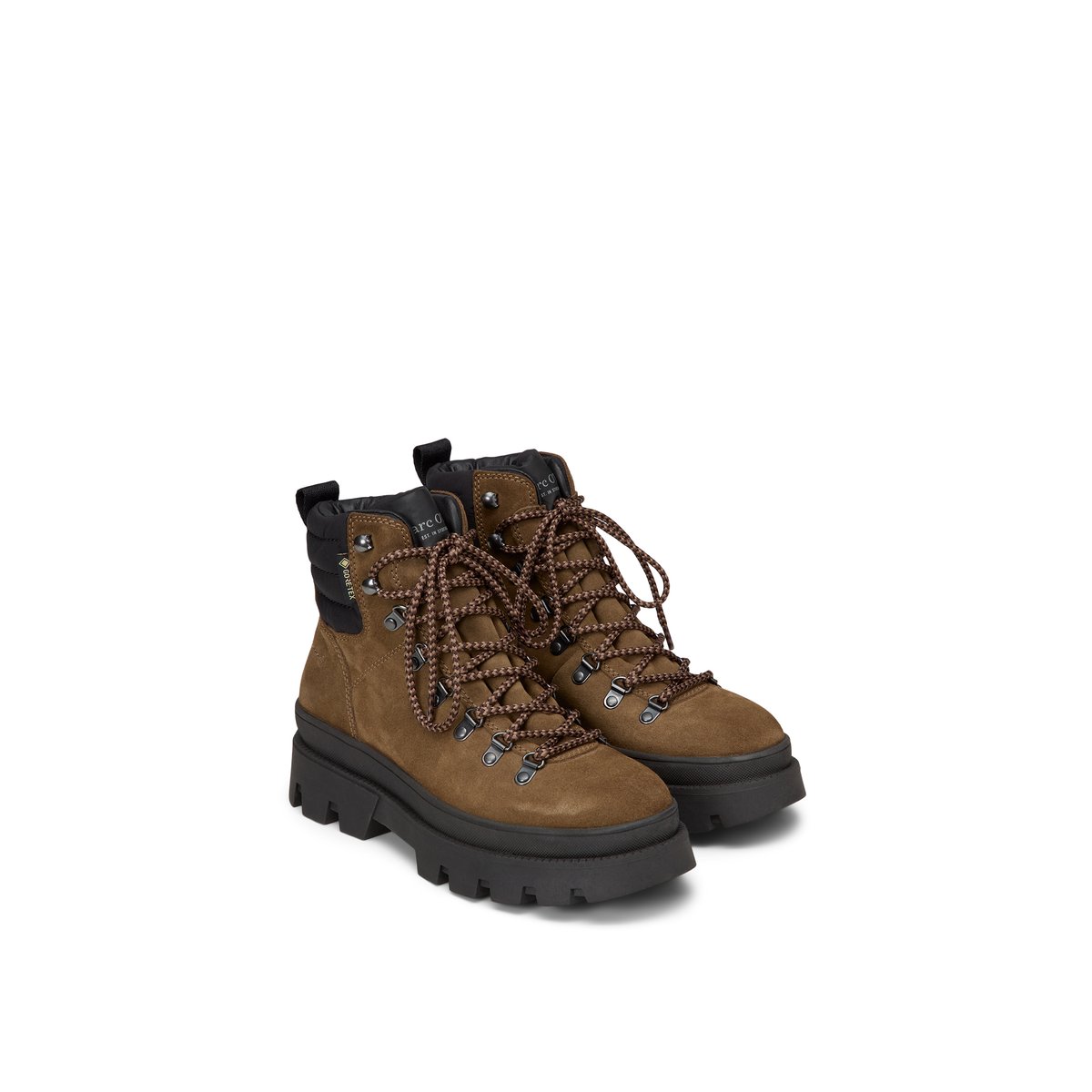 Bottes à lacets modèle Isak GTX avec membrane Gore-Tex ePE marron, MARC O'POLO