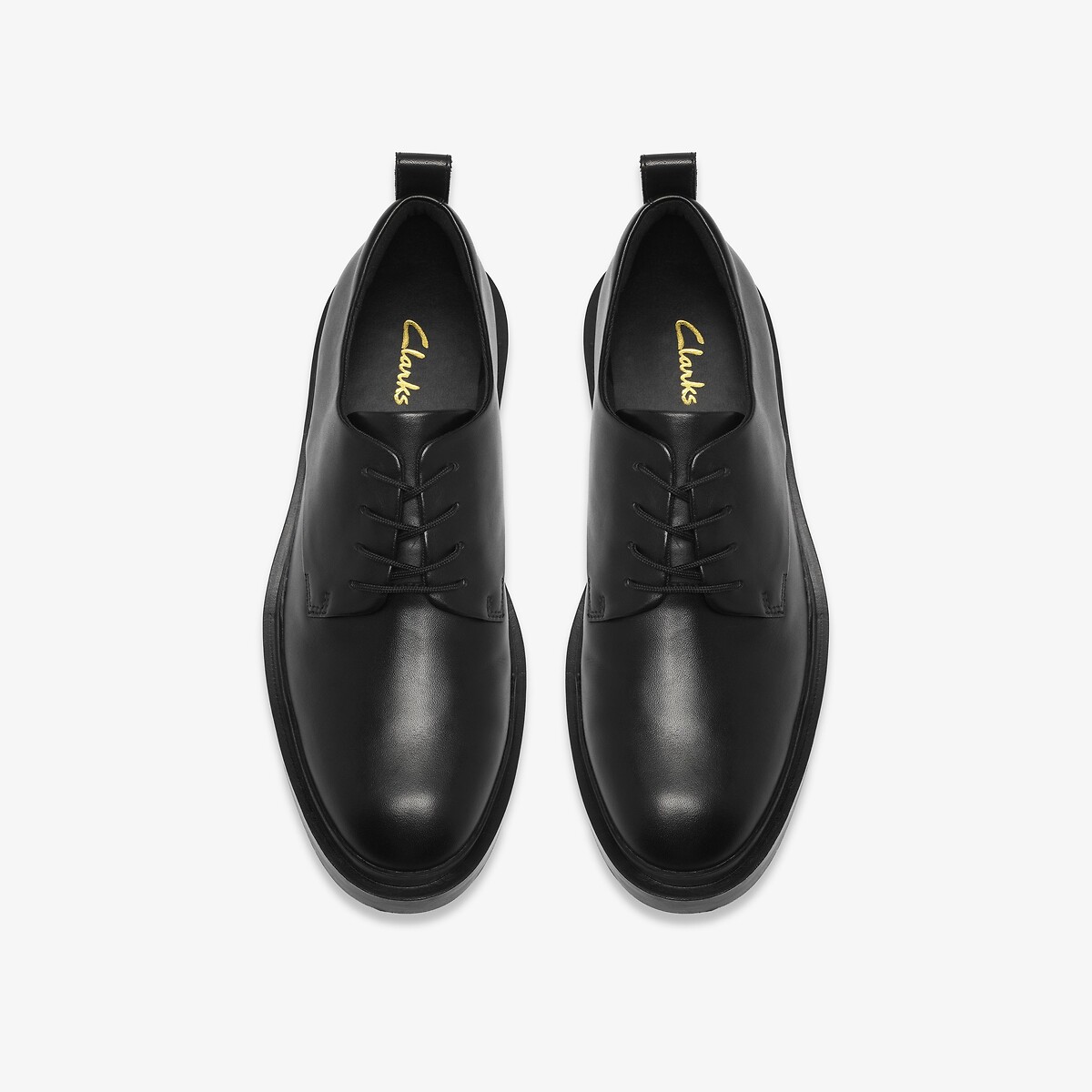 Previa Lace leather brogues black, CLARKS