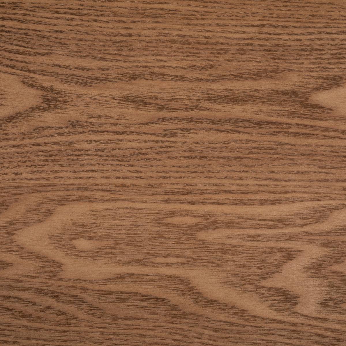 Console 2 tiroirs en bois sapin piètement fer DANIK marron, ATMOSPHERA