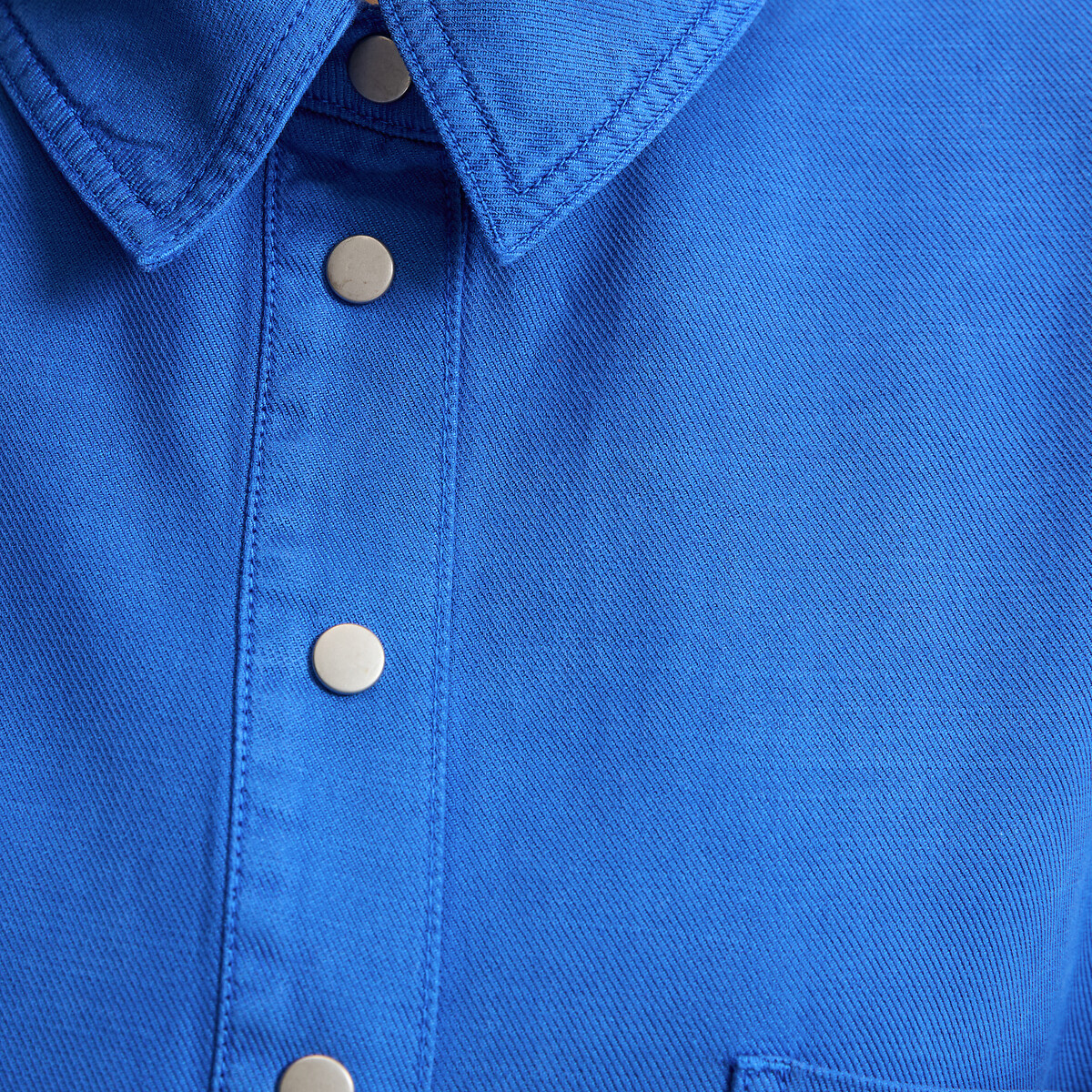 Chemise ample manches longues bleu, LA REDOUTE COLLECTIONS
