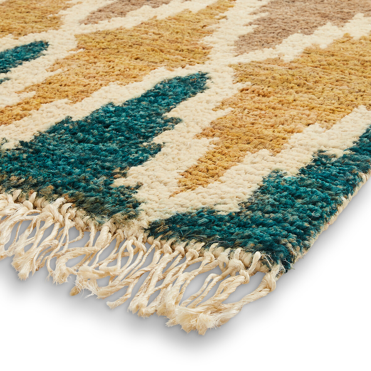 Hand Knotted Rug in 100% Hemp multi-coloured, ÉDITÉ