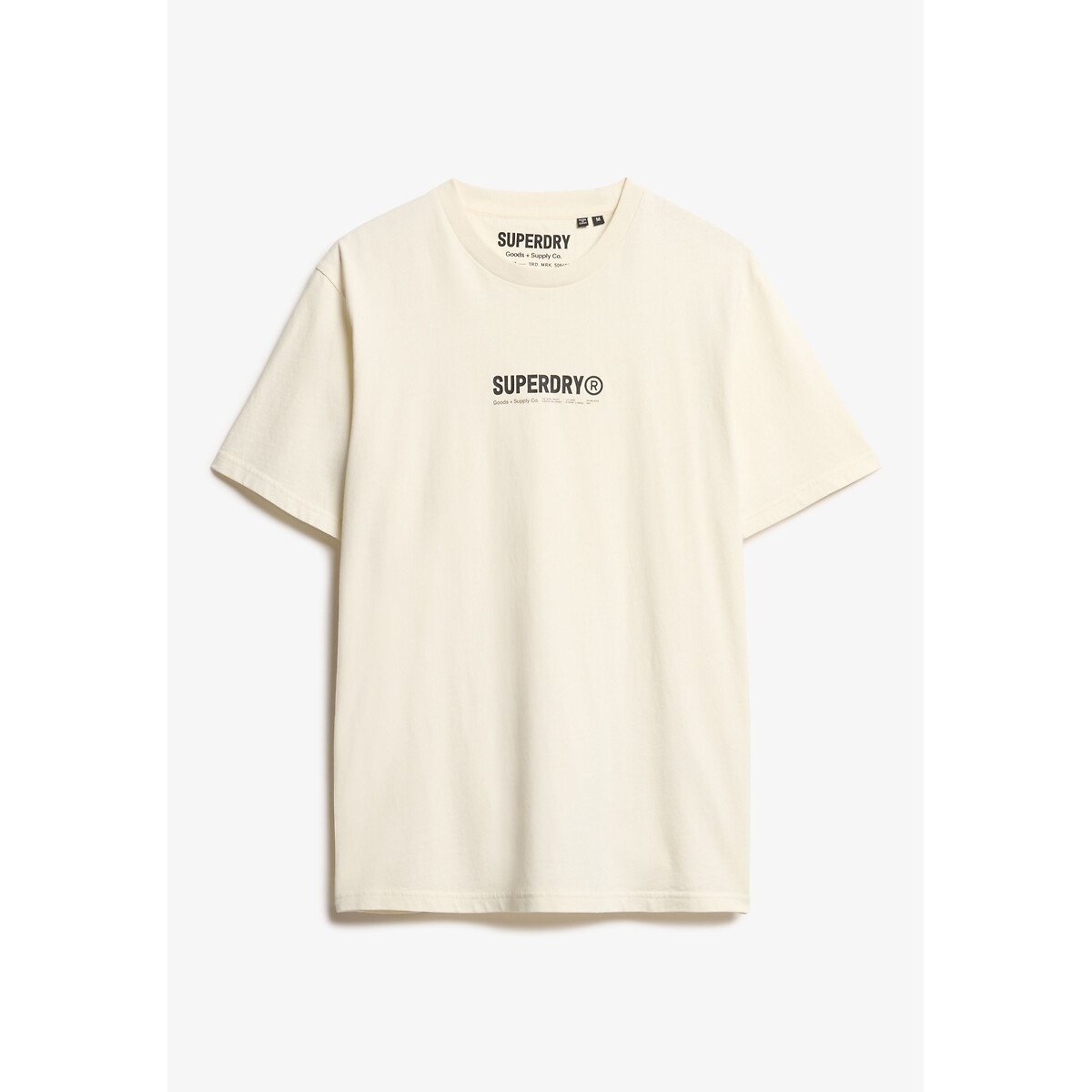 T-shirt col rond Utility Sport craie, SUPERDRY