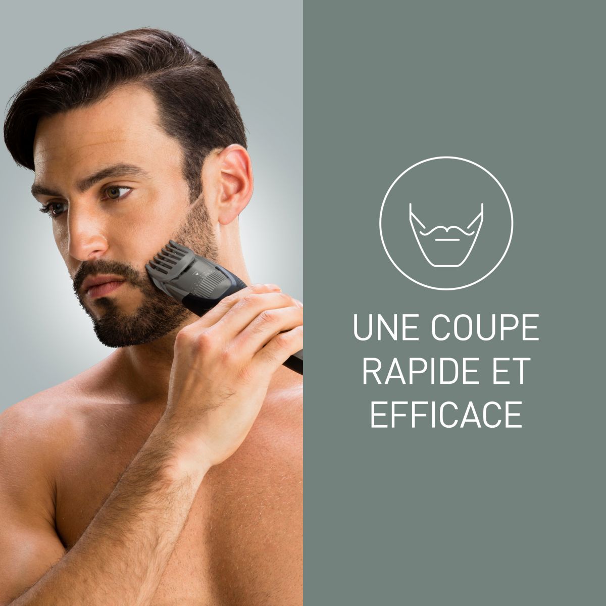 Tondeuse barbe ER-EGB45S503, molette réglable, 20 hauteurs de coupe, précision 0,5 mm, autonomie 60 mn couleur unique, PANASONIC