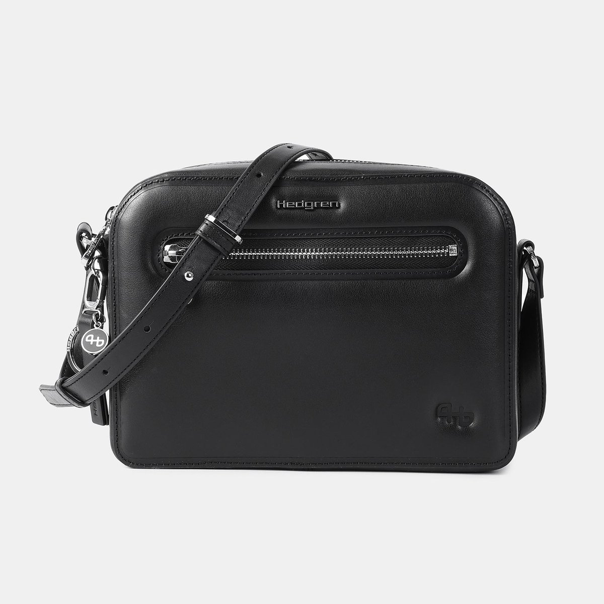 Sac bandoulière moyen élégant sécurisé black, HEDGREN