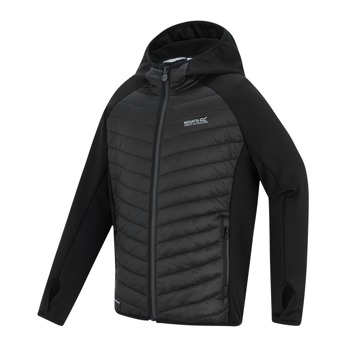 Veste hybride matelassée et compressible ANDRESON noir, REGATTA