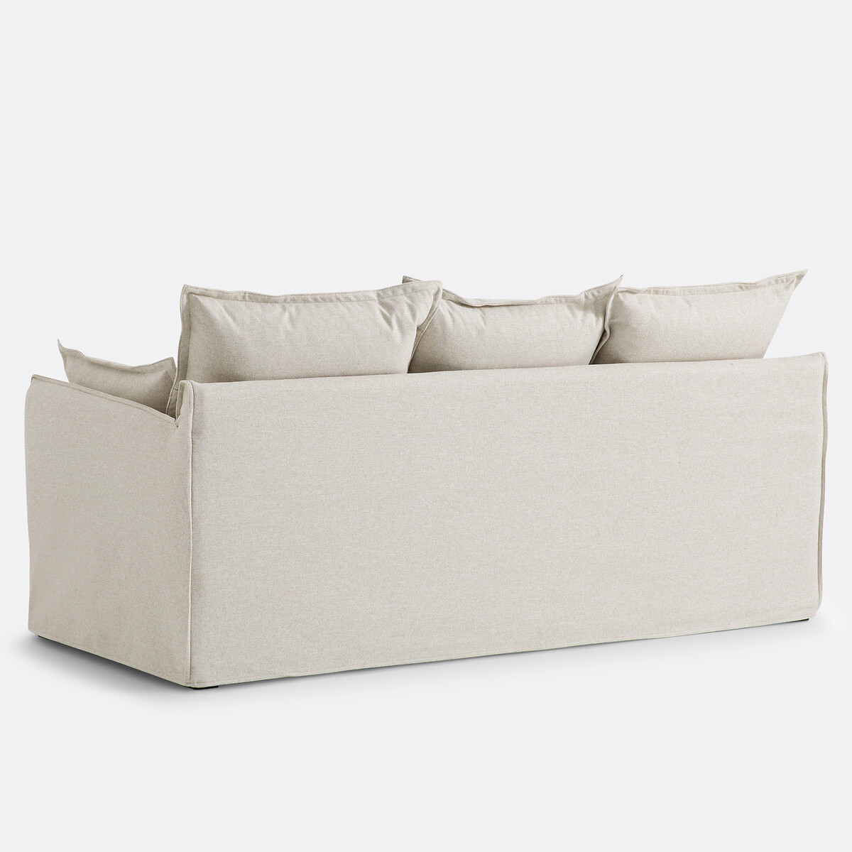 Canapé 2, 3, 4 ou 5 places, déhoussable, en polyester, ODNA ecru, LA REDOUTE INTERIEURS