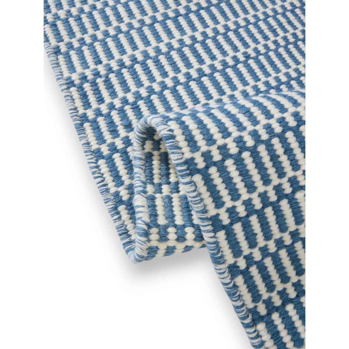 Tapis de couloir en laine LAURA bleu, BENUTA 