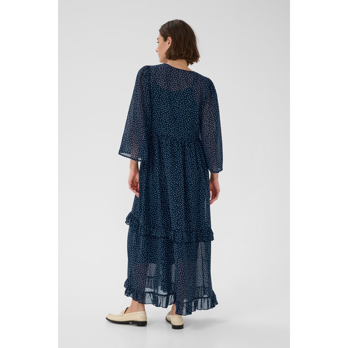 Robe bleu dress blues/white dots, CULTURE