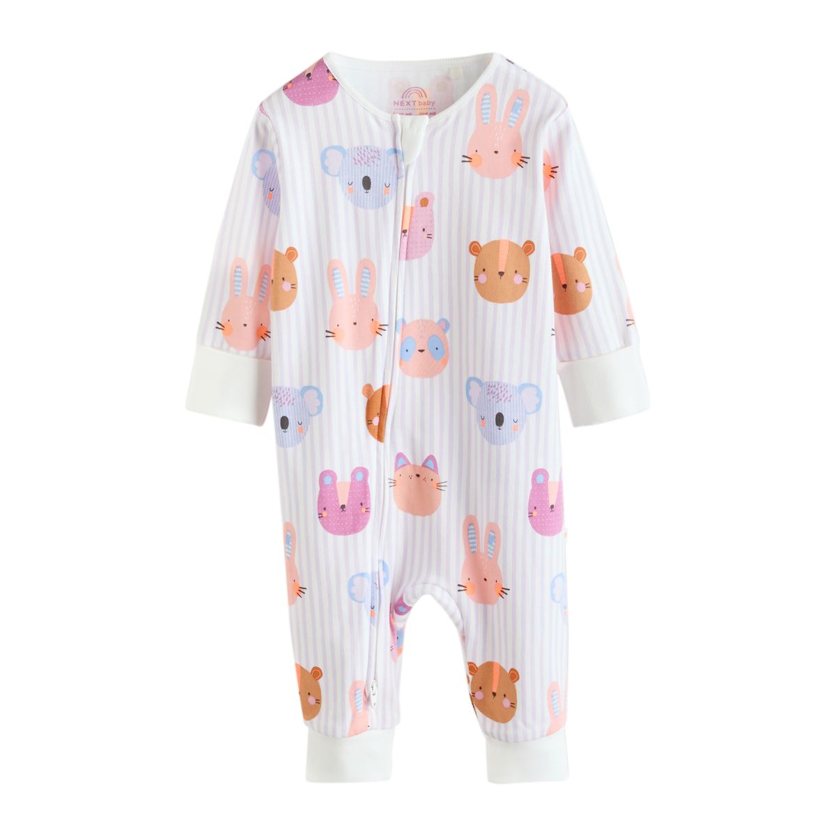 Dors-bien à zip double sens bébé, lot de 3 personnage animal rose, NEXT