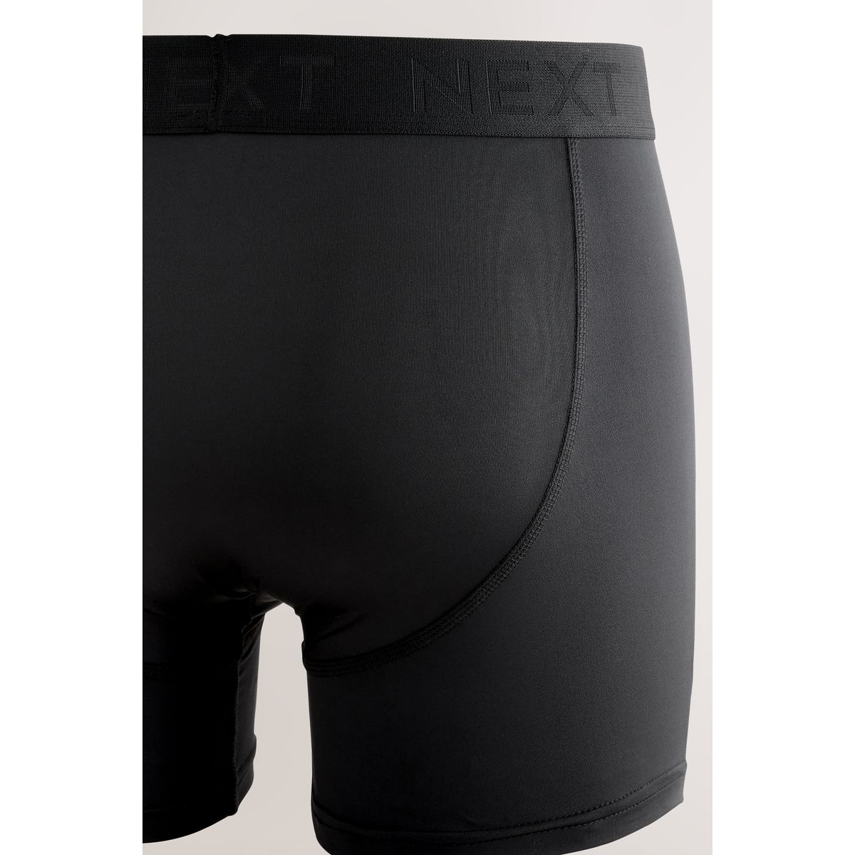 Boxer avec ouverture sur le devant en coton motionflex noir, NEXT