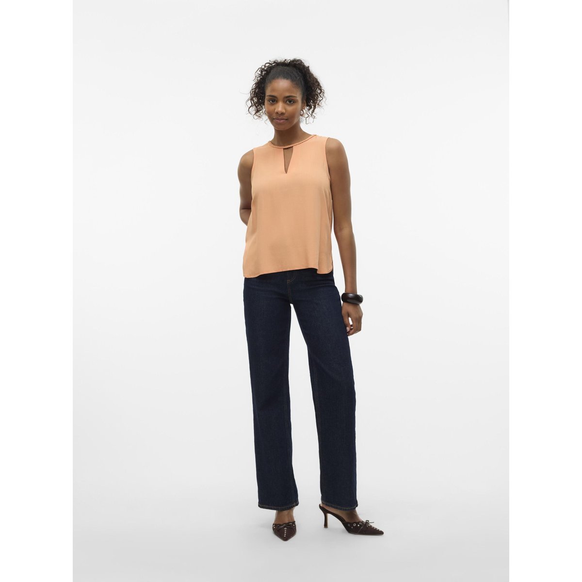 Blouse orange - copper tan, VERO MODA