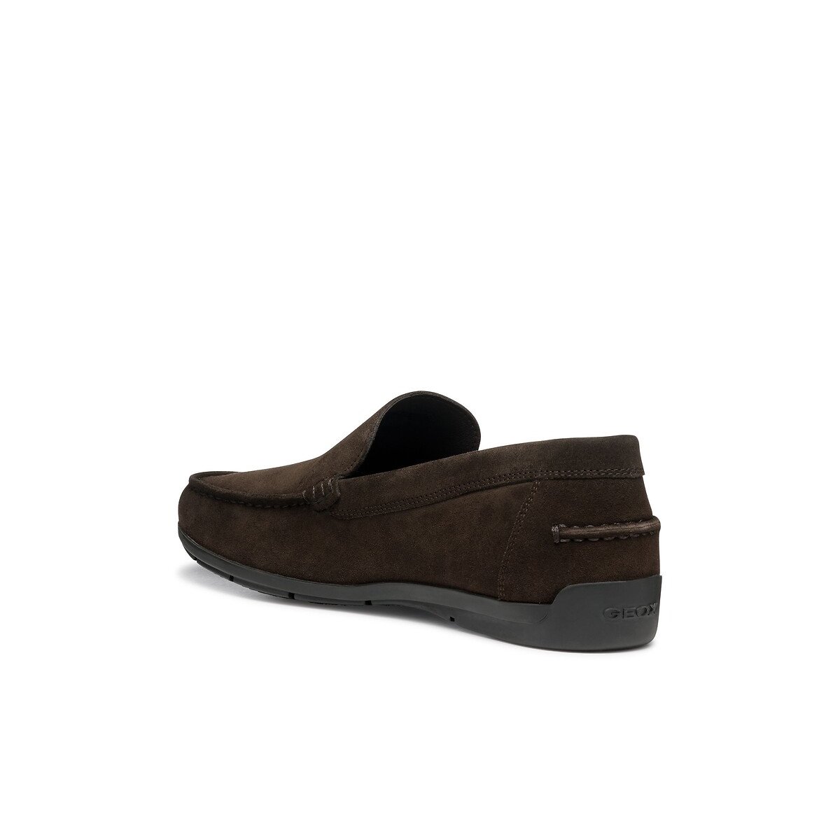 Mocassins en cuir suédé Siron marron foncé, GEOX