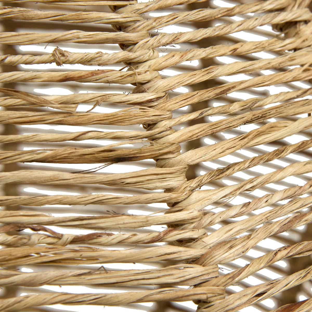 Lampadaire jute tressé TITUS beige, ATMOSPHERA