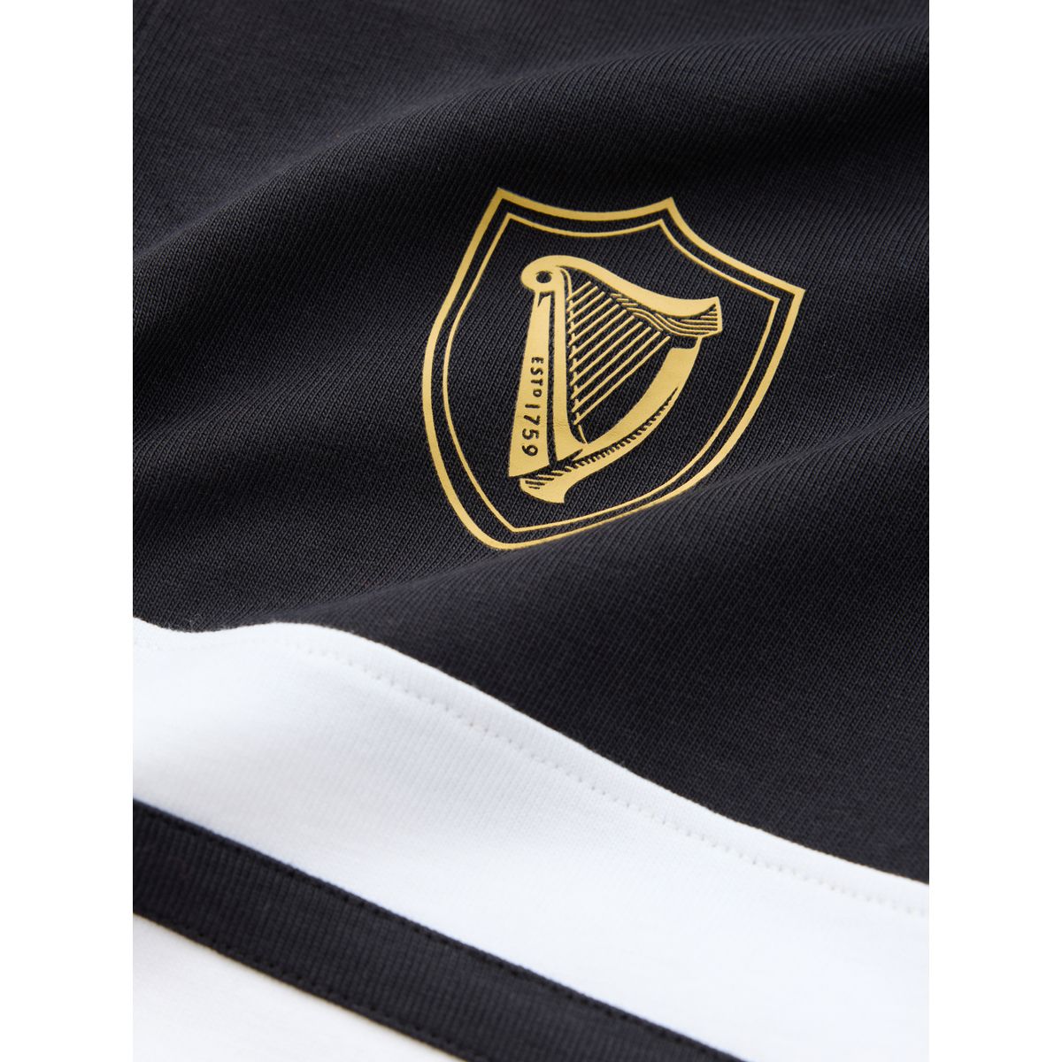Chemise rugby effet color block horizontal guinness officiel noir, NEXT