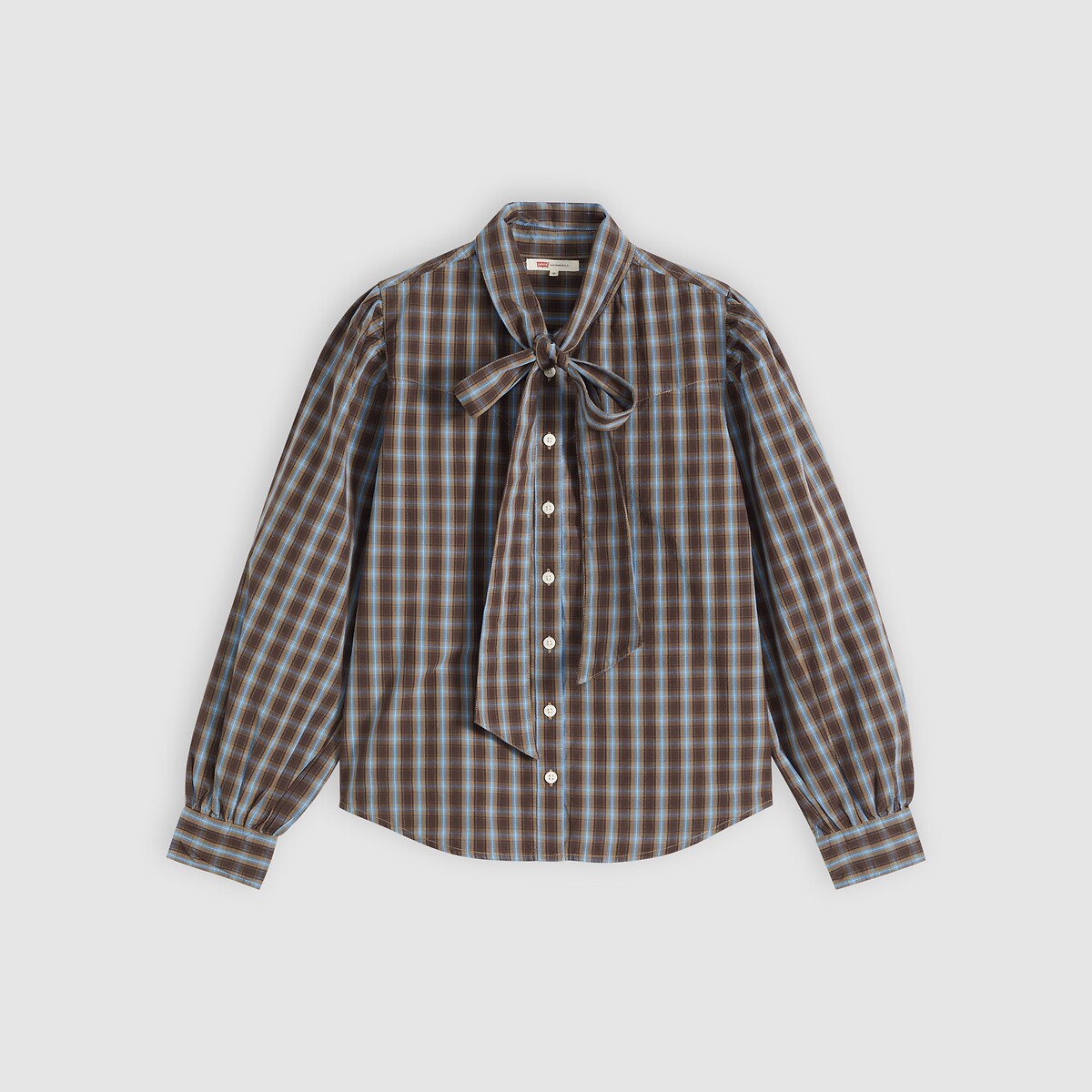 Chemise col lavallière Judice gris, LEVI'S