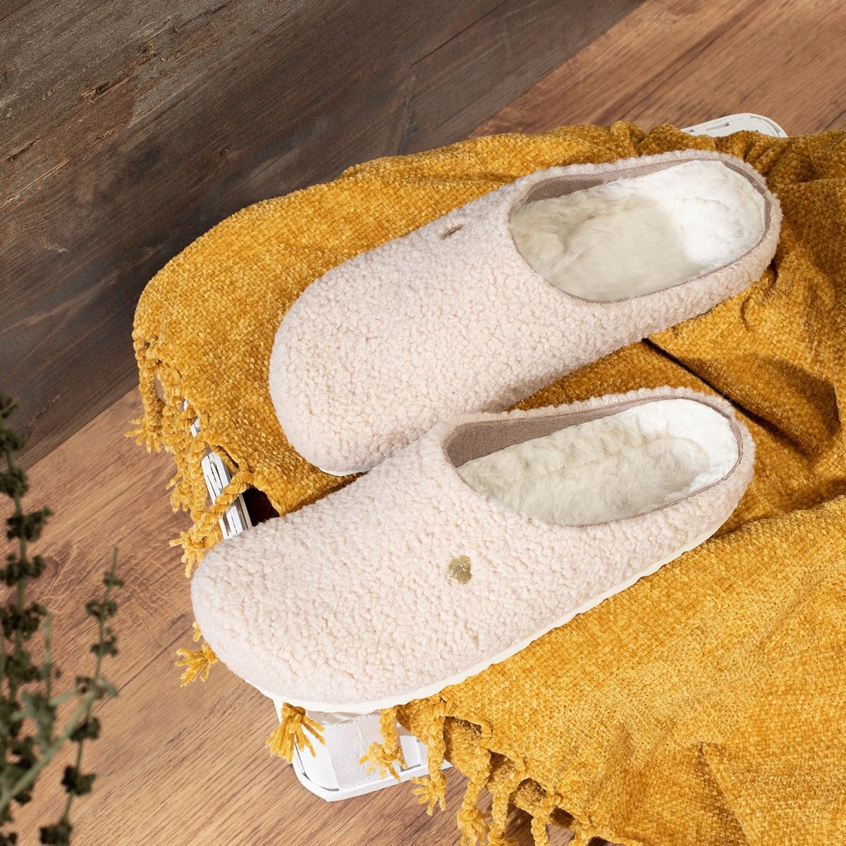 Sabots CLUSAZ pour femme blanc, BAYTON