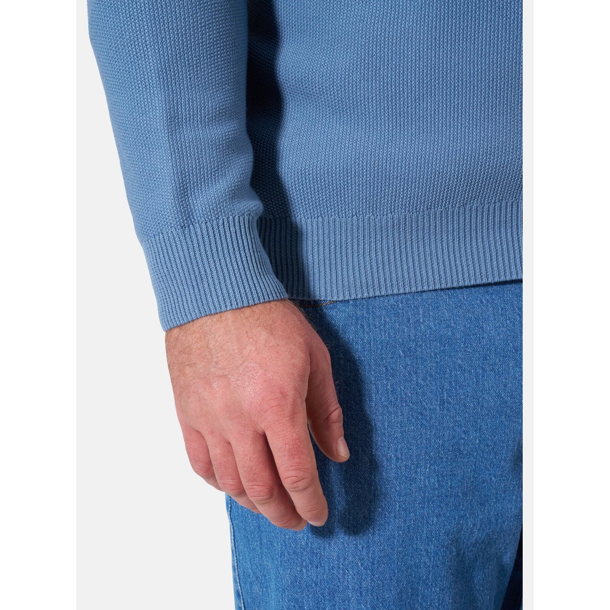 Pull KOLBEIN bleu, JAN VANDERSTORM