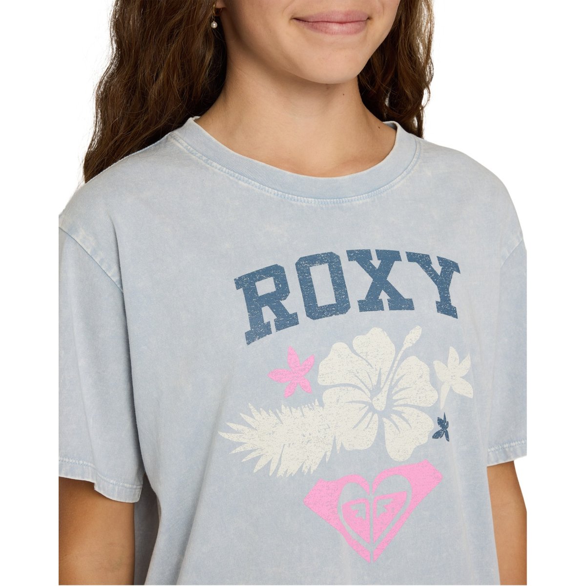 T-shirt oversize à manches courtes EVEOVERSIZE WASHED. bleu cerulean, ROXY