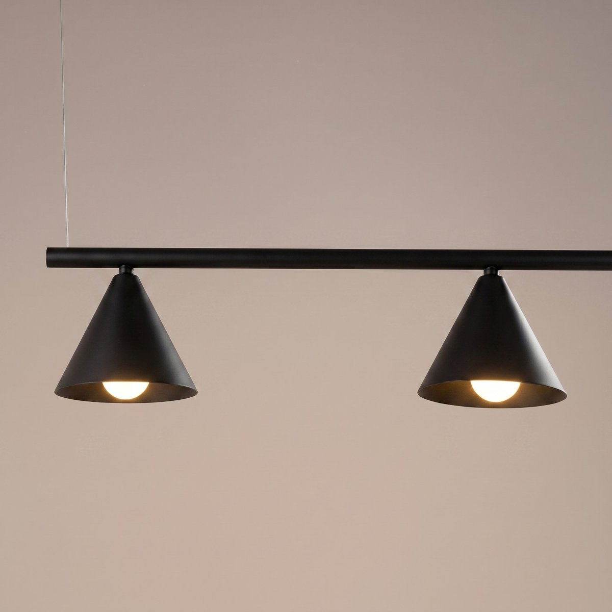 Lustre Acier Noir E14 4 NOX noir, EDEN