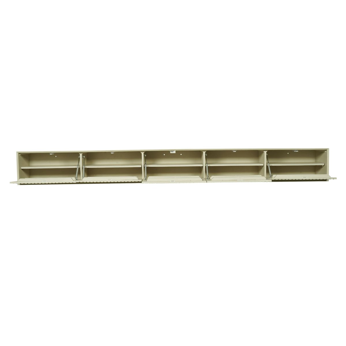 Meuble TV suspendu 5 portes CORTINA beige, PIER IMPORT