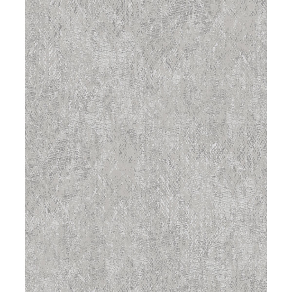 Papier peint effet peau serpent gris argenté gris, HEXOA
