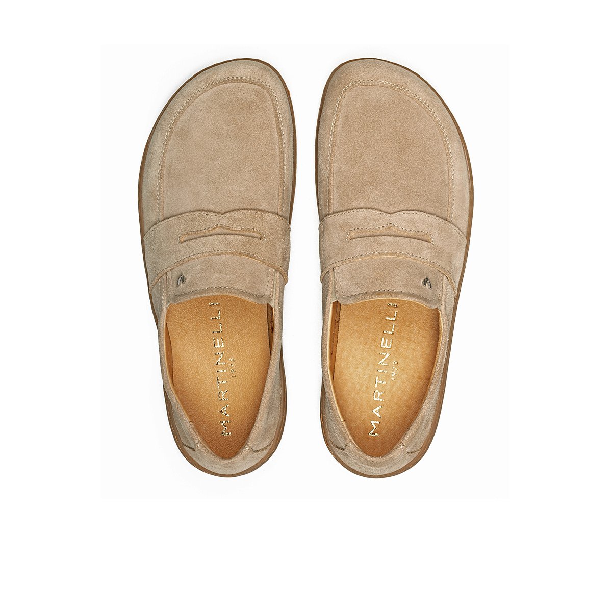 Mocassins cuir Pitt roca, MARTINELLI