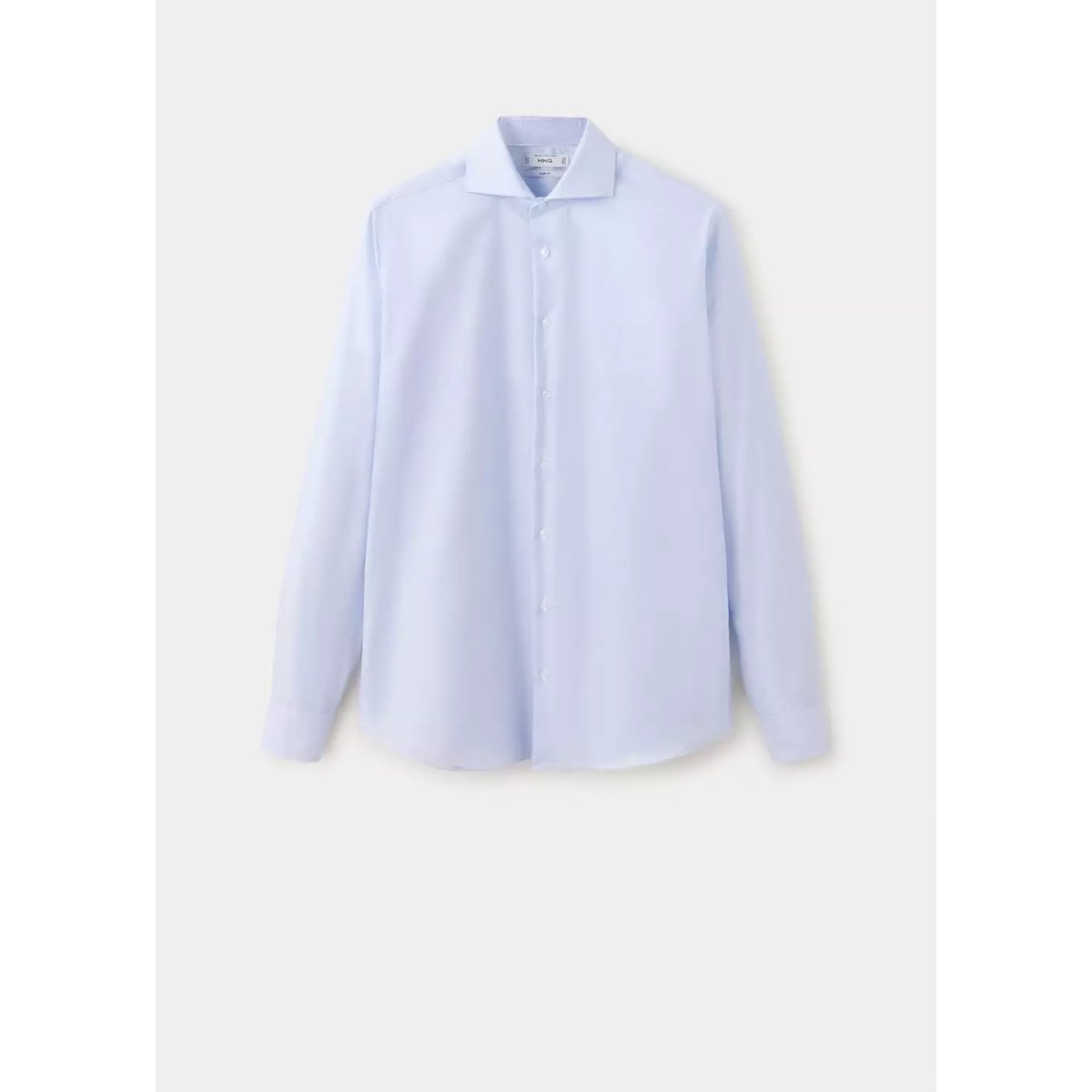 Chemise slim fit 100 % coton bleu ciel, MANGO MAN