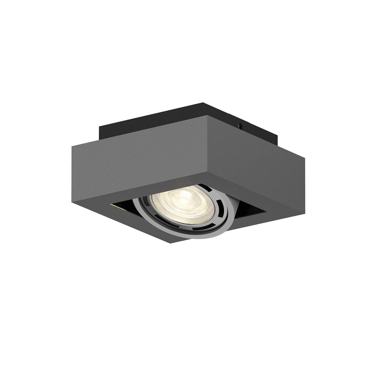 Plafonnier en aluminium moderne, Ronka gris foncé, ARCCHIO