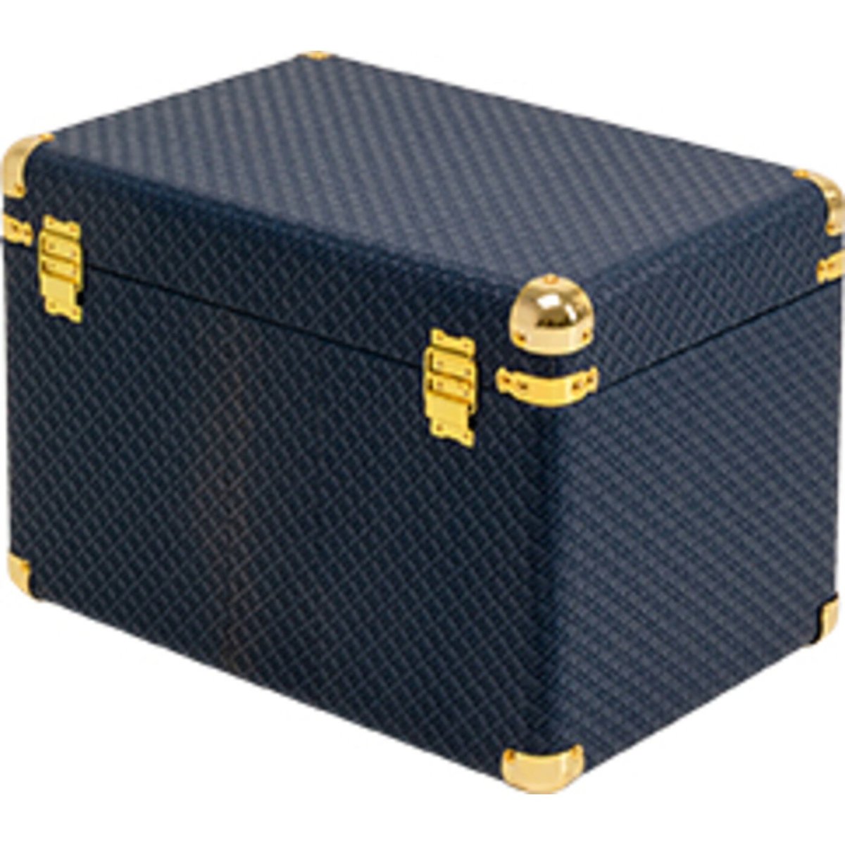 Coffre en simili, BLUE HOUR bleu, KARE DESIGN