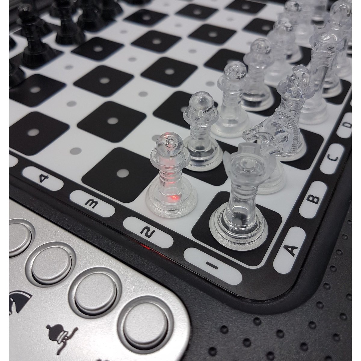 ChessMan FX jeu d'échecs magnétique & électronique noir, LEXIBOOK