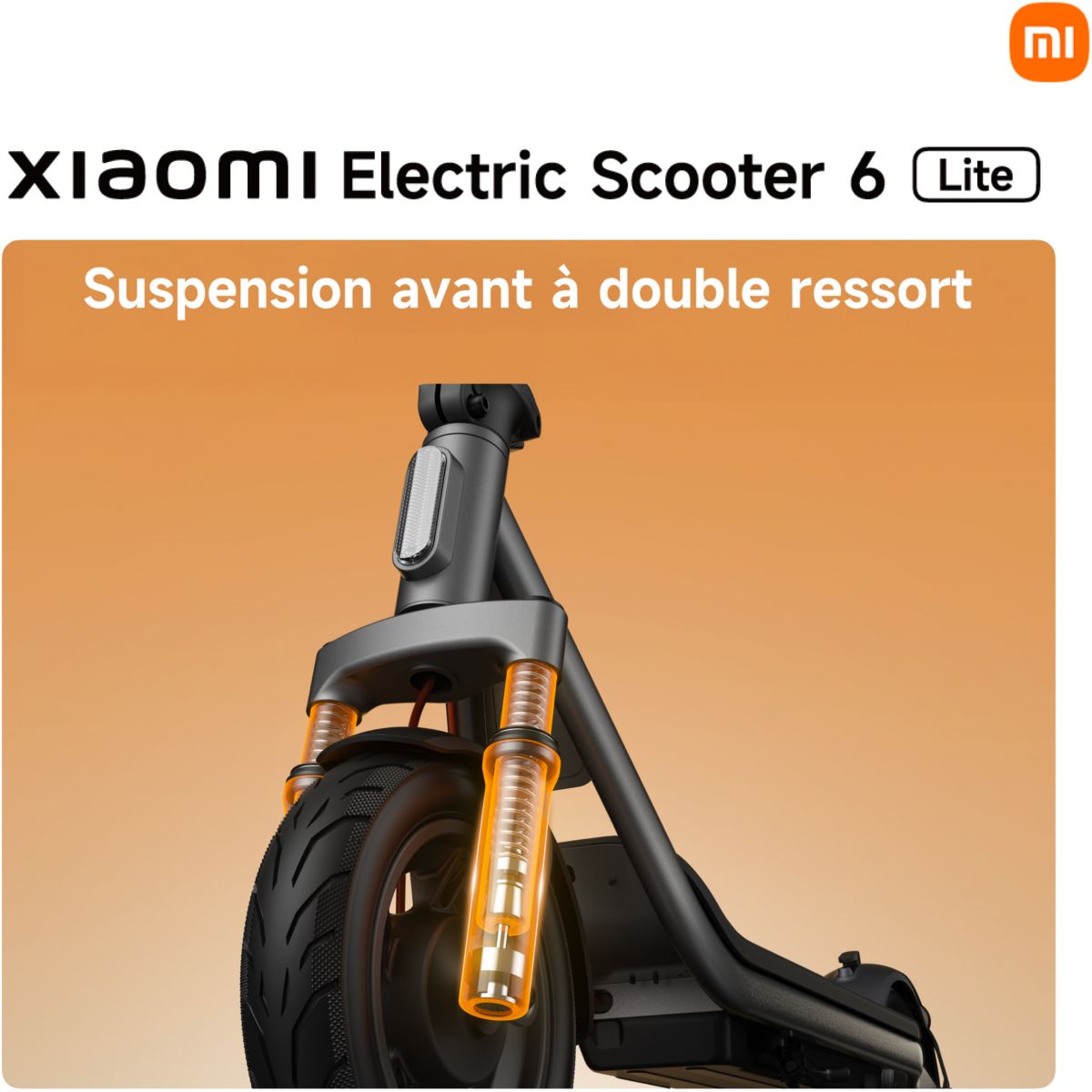 Trottinette électrique Electric Scooter 6 Lite Noir noir, XIAOMI