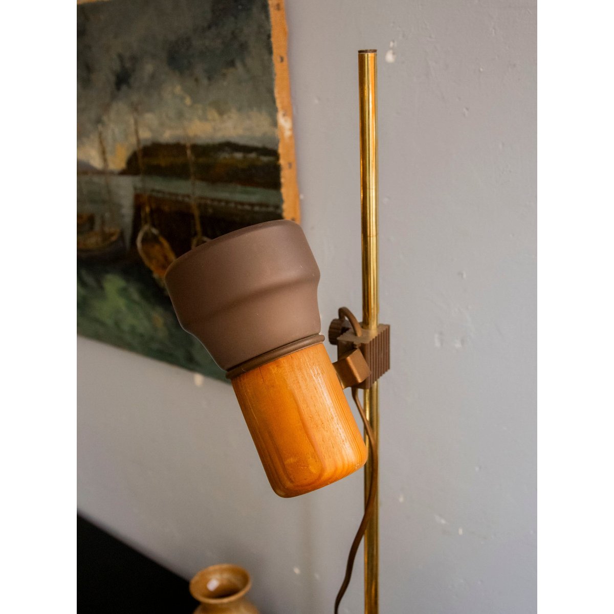 Lampe mid-century aux têtes pivotantes Suzanne N°639 - Bon état argenté, DEBONGOUT