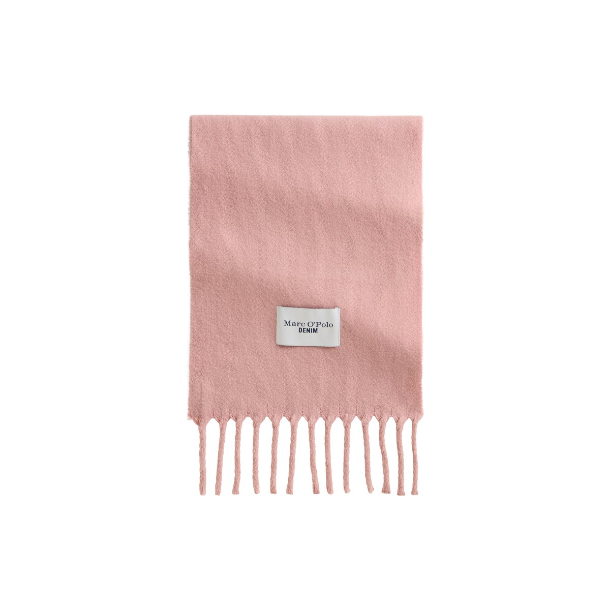 Écharpe en laine avec de longues franges rose bonbon, MARC O’POLO DENIM