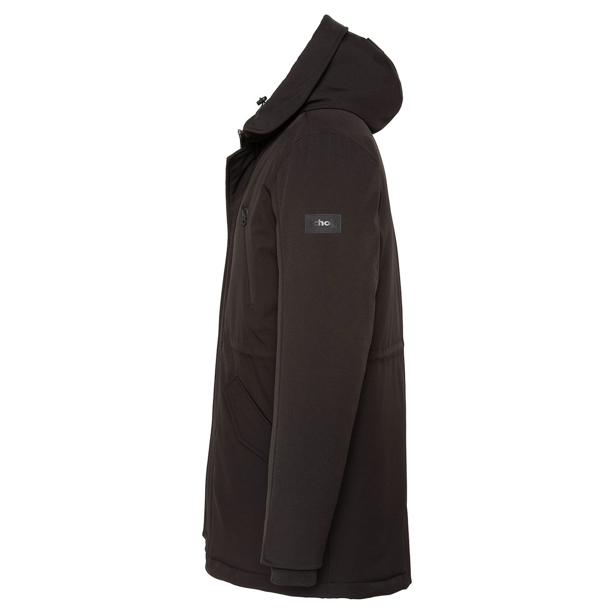 Parka à capuche noir, SCHOTT