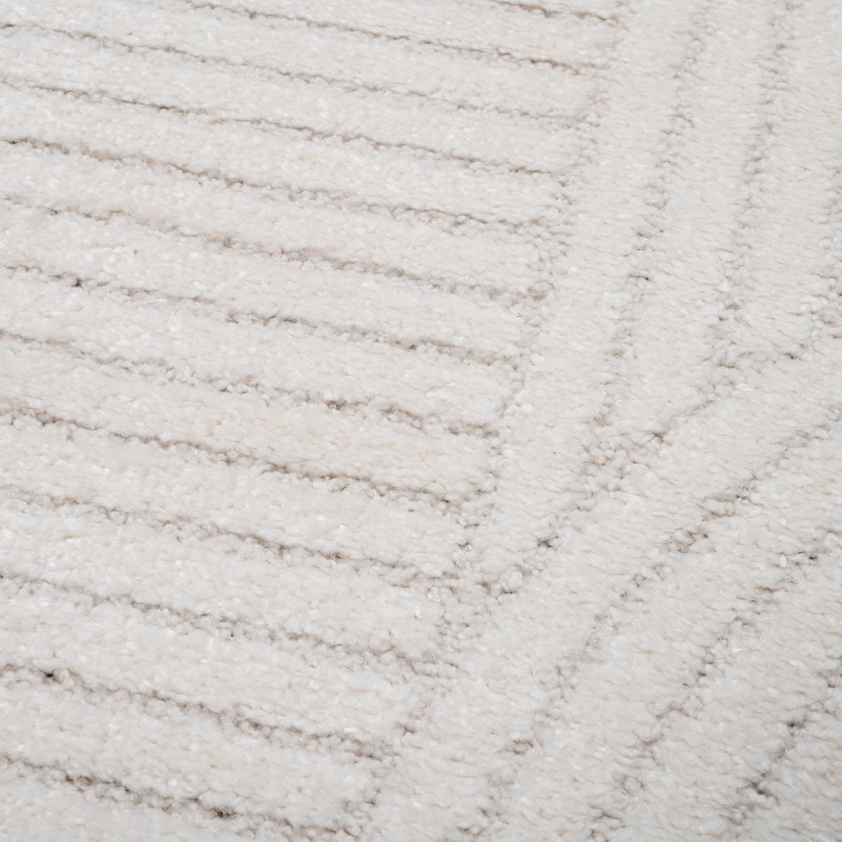Tapis salon et chambre tissé motif simple LYN9 CERNAN écru, UN AMOUR DE TAPIS