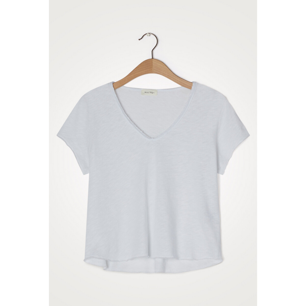 T-shirt scollo a v maniche corte SONOMA bianco, AMERICAN VINTAGE