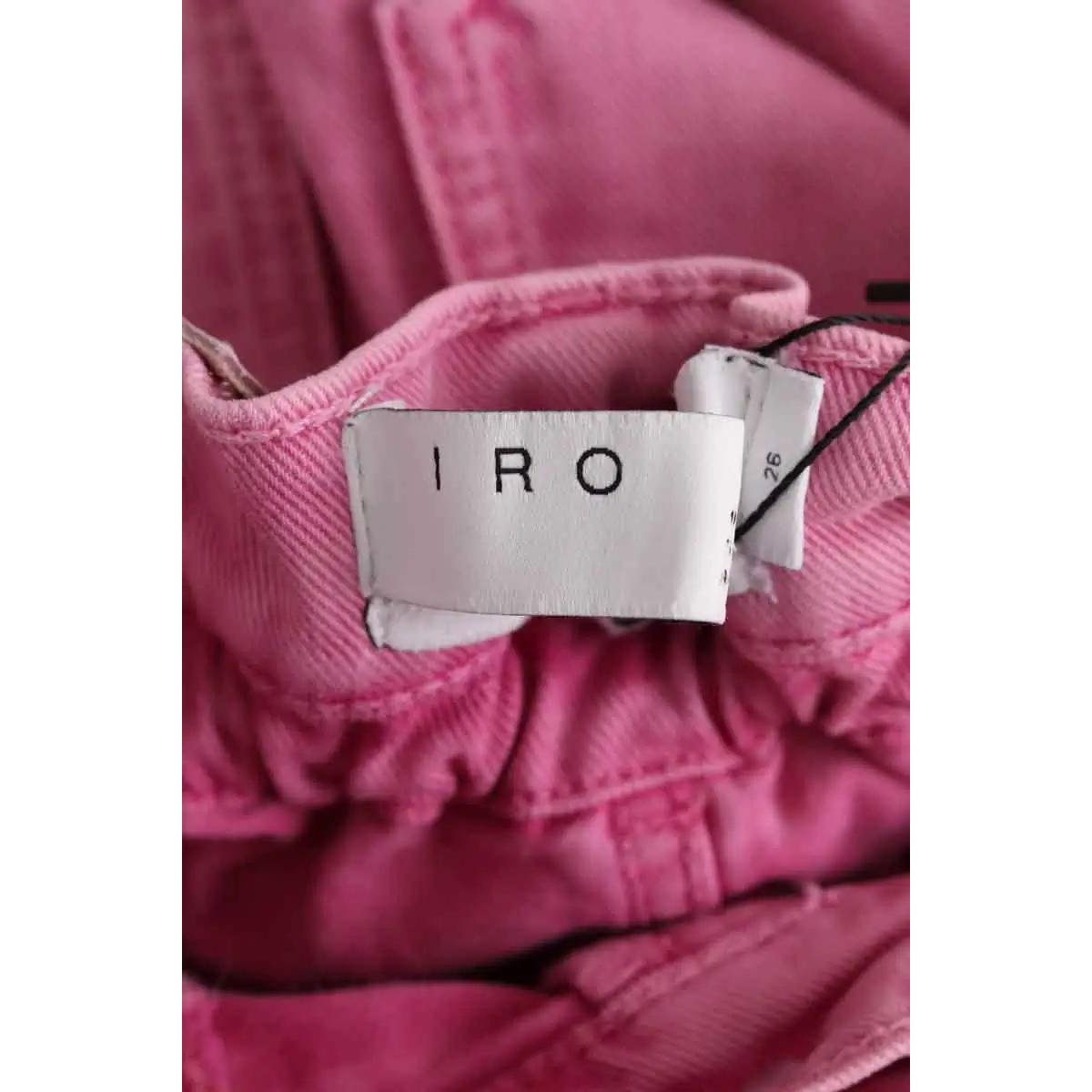 Jean droit - Très Bon État rose, IRO