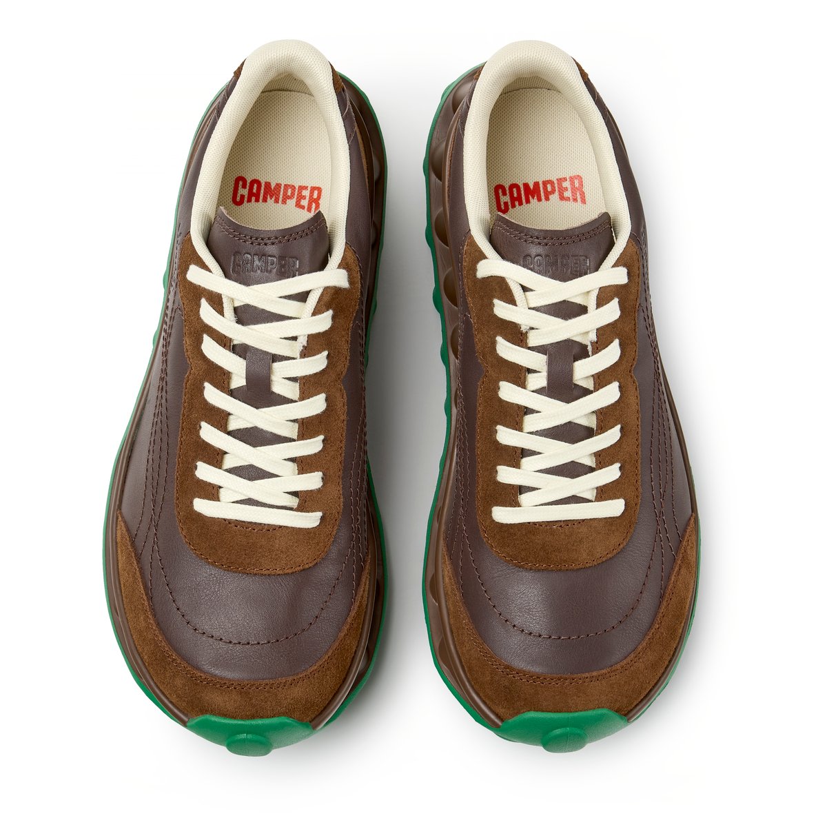 Baskets Pelotissima by Sunnei Smooth Leather brun fonc04, CAMPER