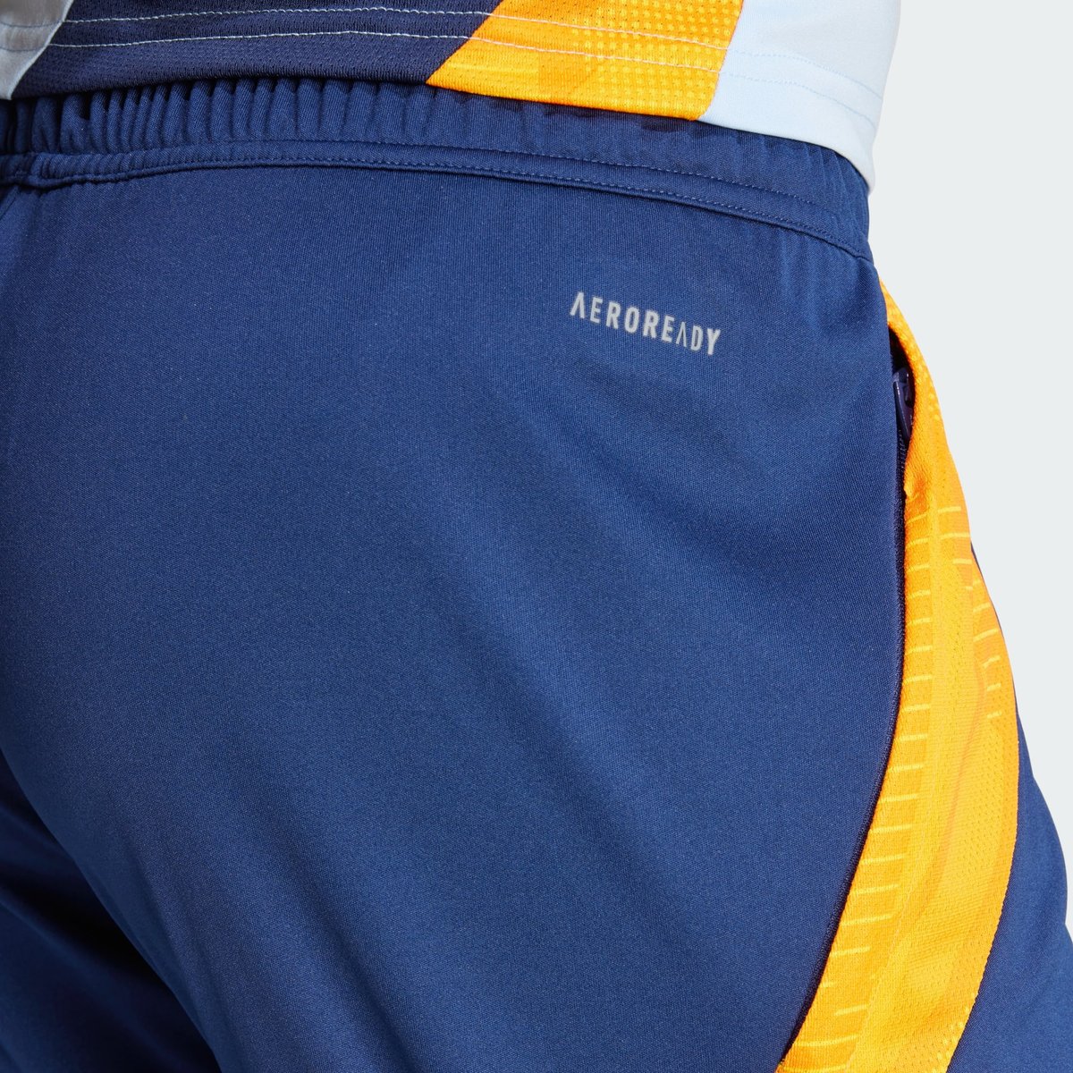 Short d'entraînement Real Madrid Tiro 24 Competition team navy blue 2 / crew orange / glow blue, adidas Performance