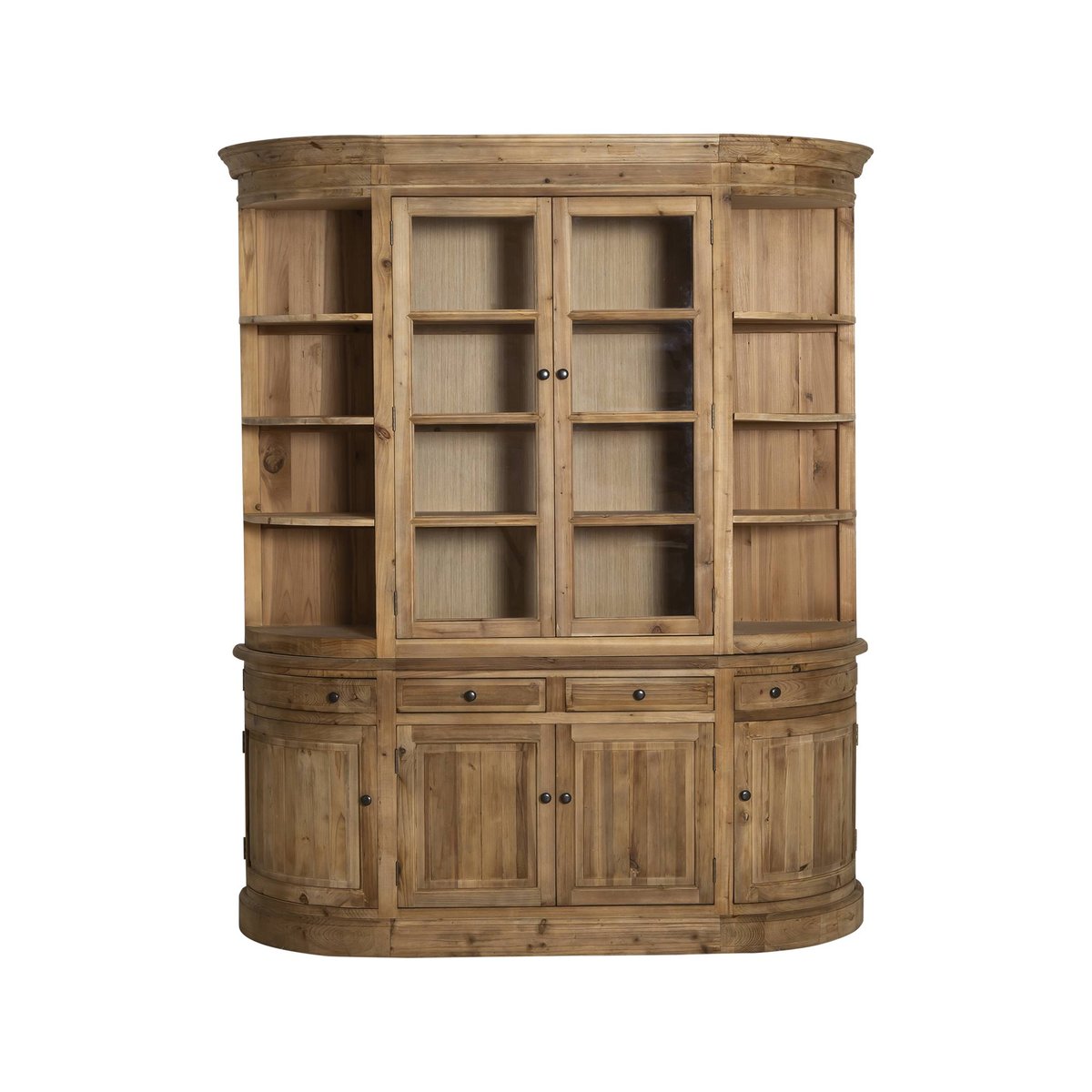 Vaisselier en bois recyclé GARANCE bois clair, MADE IN MEUBLES