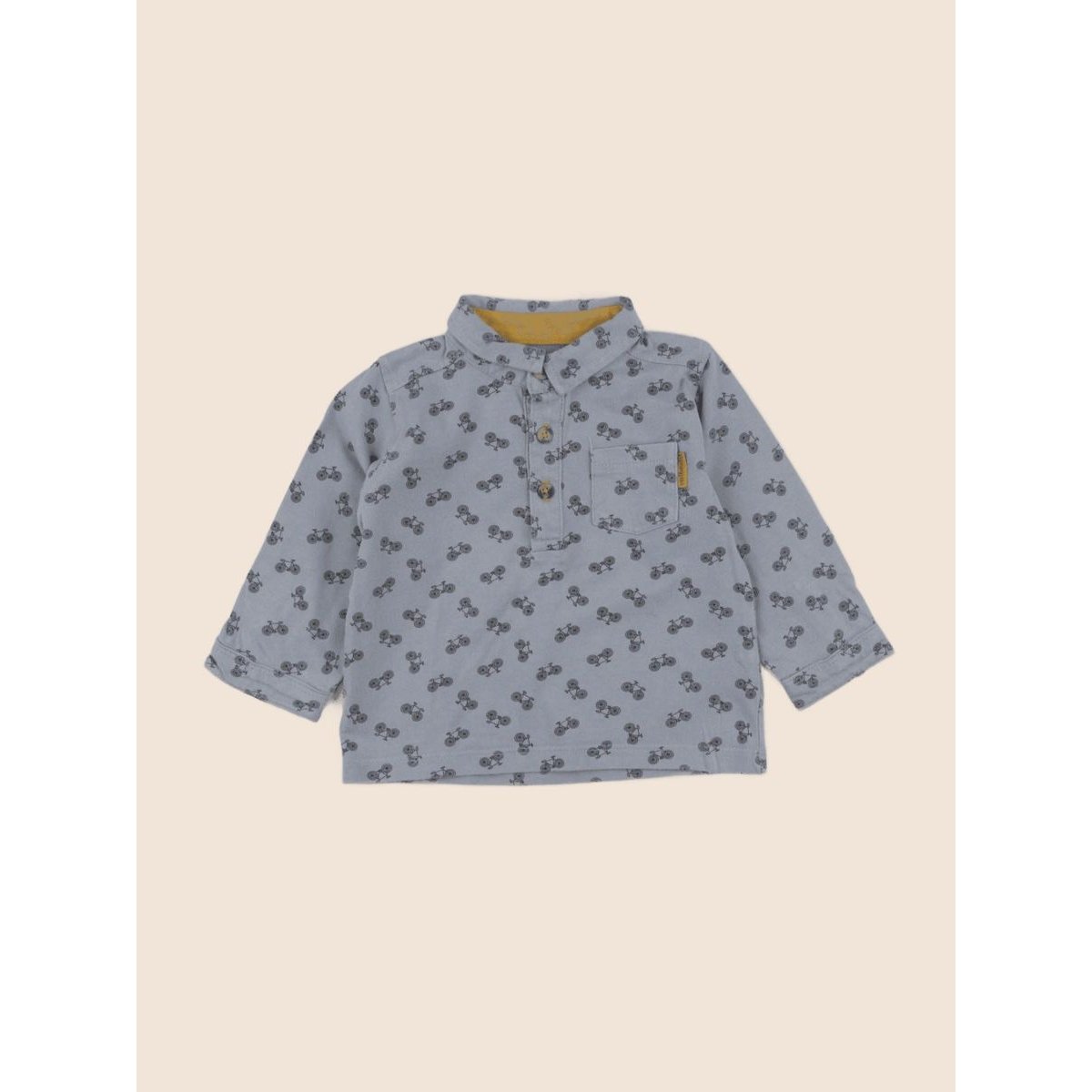 Tee-shirt - Etat satisfaisant bleu, VERTBAUDET